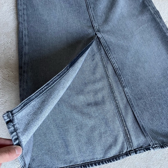 Rag & Bone Denim Midi Skirt - Picture 6 of 10